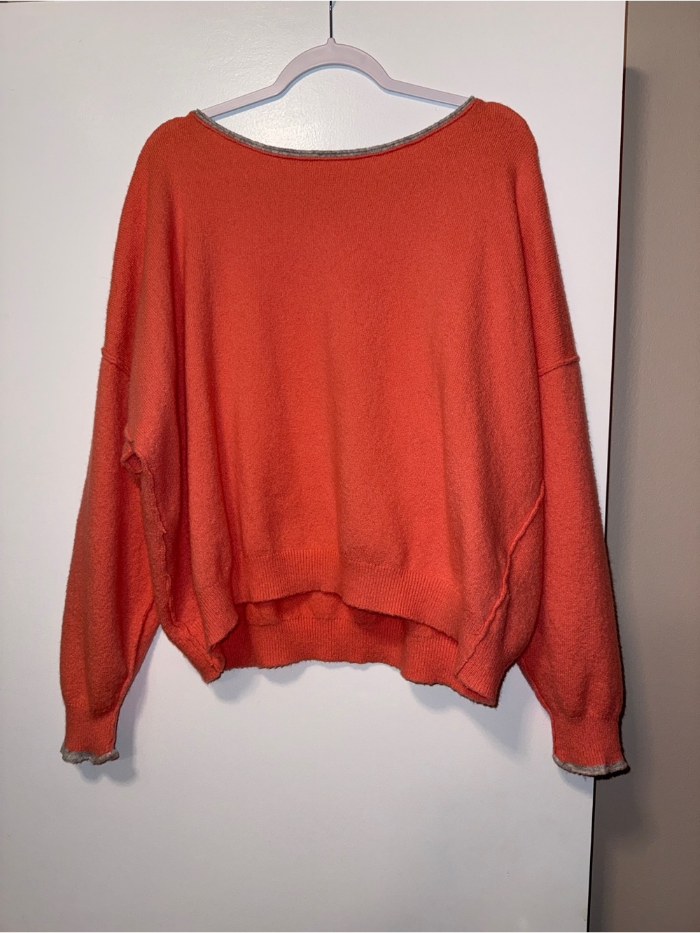 Free People See Me Coral Pullover